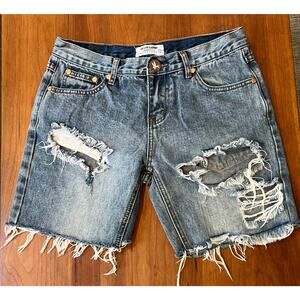 One Teaspoon Baggie Jean Shorts